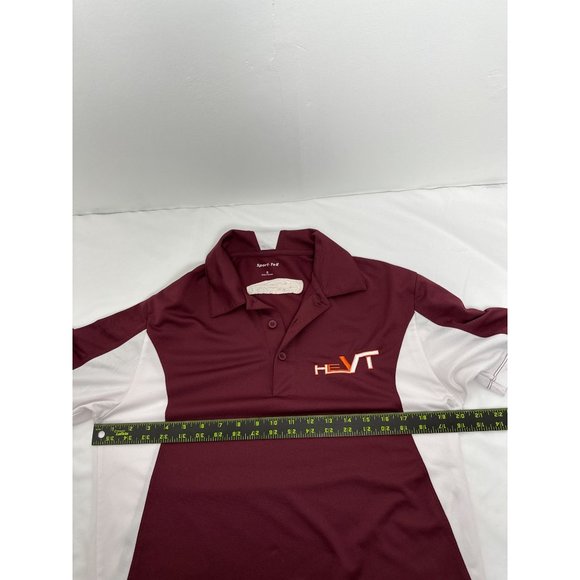 Rare Virginia Tech Hokies Mens Small ECO CAR 3 Polo - Picture 6 of 11